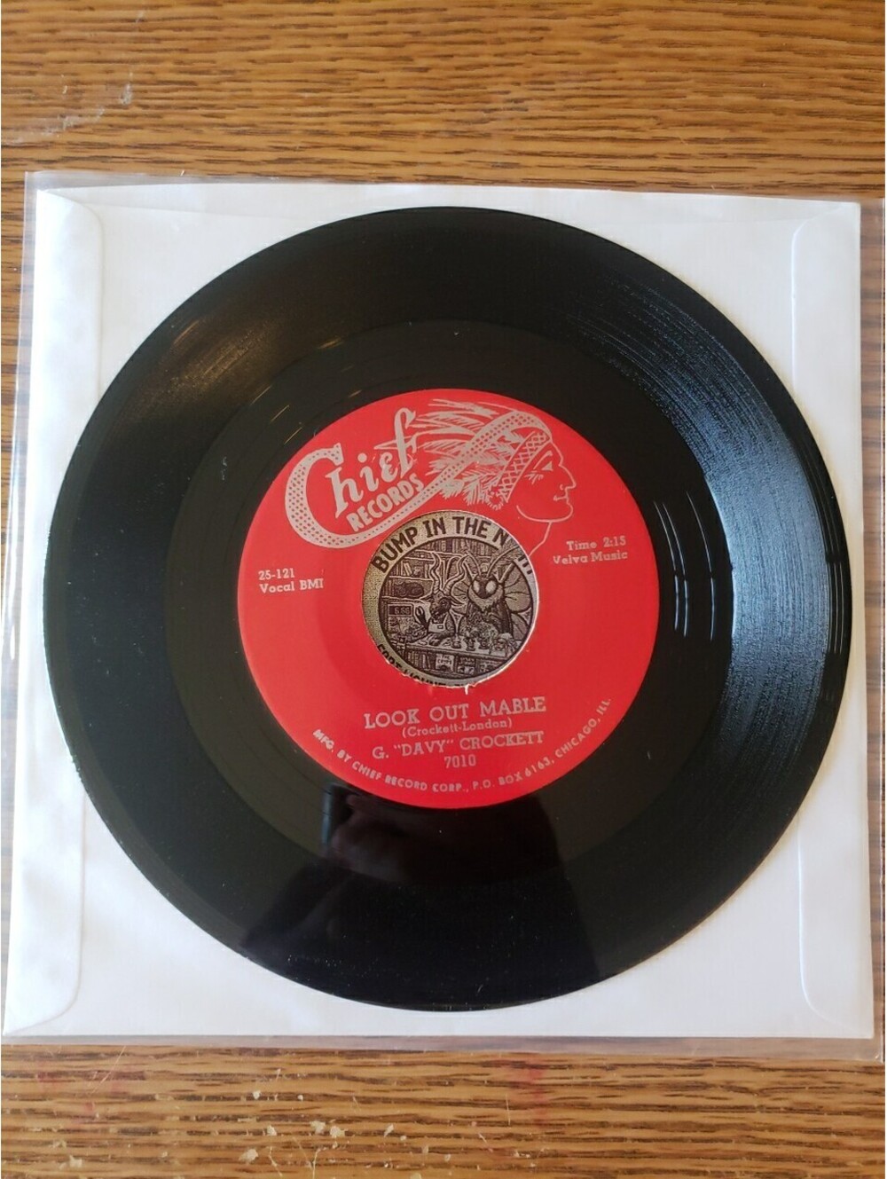 REPRO: CHIEF 7010–G DAVEY CROCKETT– LOOK OUT MABEL / DID YOU EVER LOVE